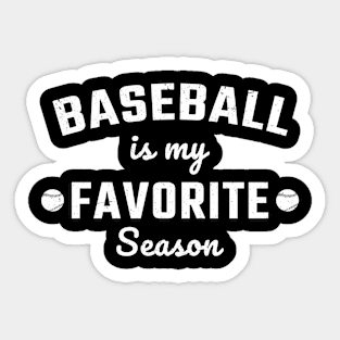 funny baseball Sticker